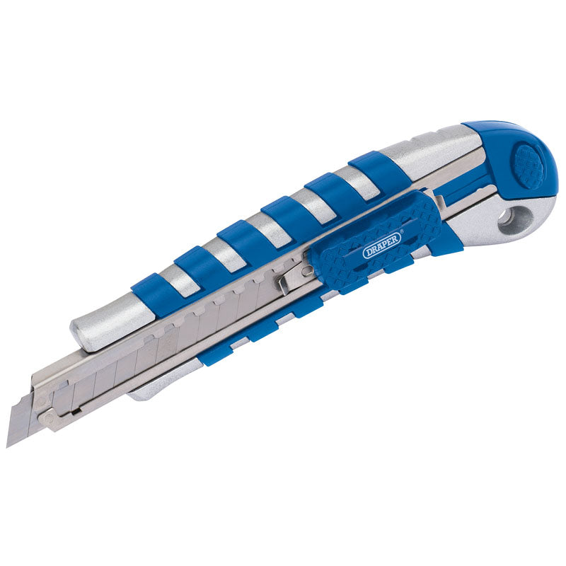 Draper Retractable Knife with Soft Grip, 9mm DRA-82836
