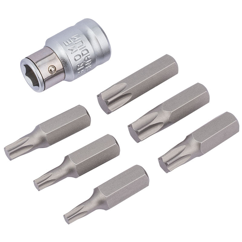 Draper TX-STAR® ; Bit and Bit Holder Set, 3/8" Sq. Dr. (7 Piece) DRA-83561