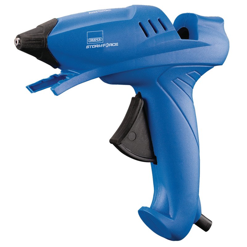 Draper Storm Force® ; Glue Gun, 100W, 6 x Glue Sticks DRA-83660