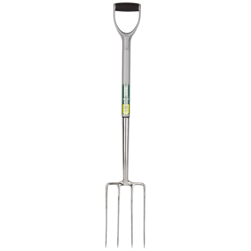 Draper Extra Long Stainless Steel Garden Fork with Soft Grip DRA-83753