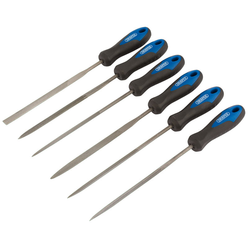 Draper Soft Grip Needle File Set, 140mm (6 Piece) DRA-83982