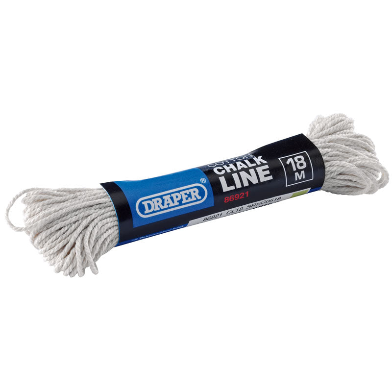 Draper Cotton Chalk Line, 18m DRA-86921