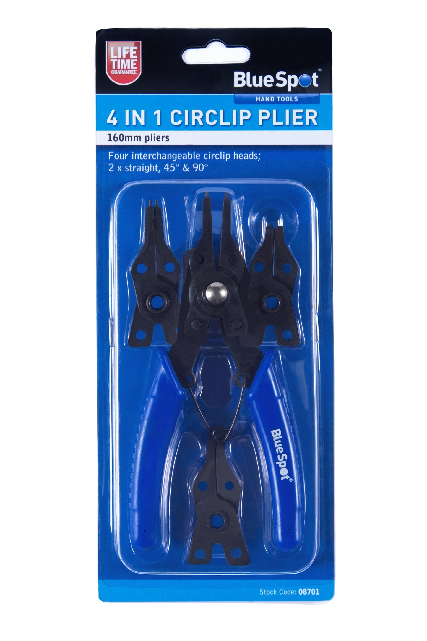 BlueSpot 4 In 1 Circlip Plier 08701