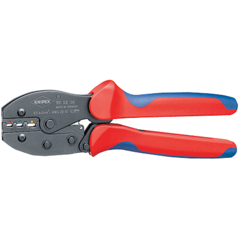 Knipex 97 52 36SB Preciforce Crimping Pliers, 0.5 - 6.0mm, 220mm DRA-87801
