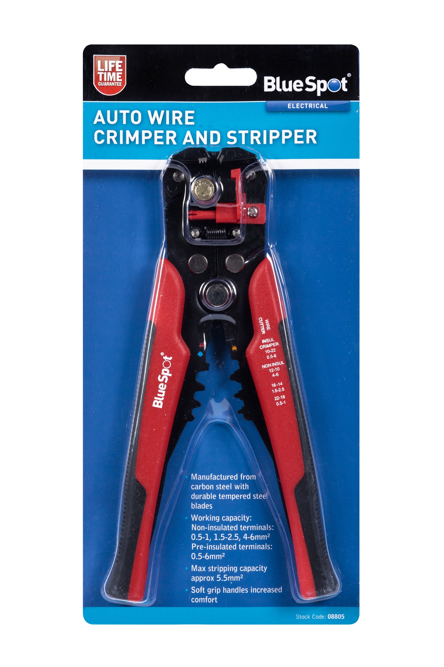 BlueSpot Auto Wire Crimper and Stripper 08805