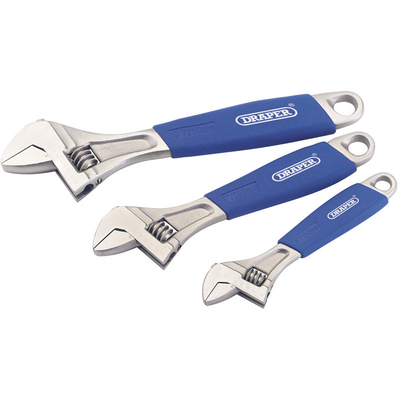 Draper Crescent-Type Adjustable Wrench Set (3 Piece) DRA-88598