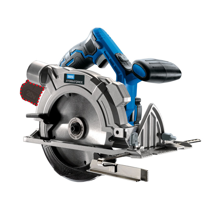 Draper Storm Force® ; 20V Circular Saw (Sold Bare) DRA-89451