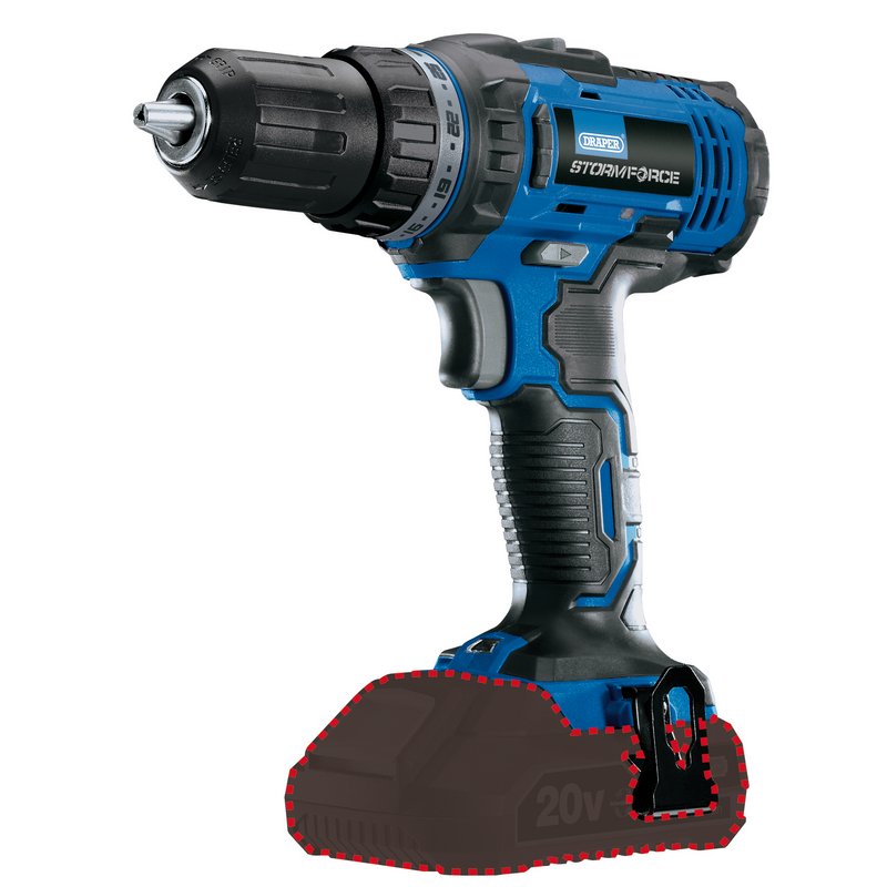 Draper Storm Force® ; 20V Drill Driver (Sold Bare) DRA-89524