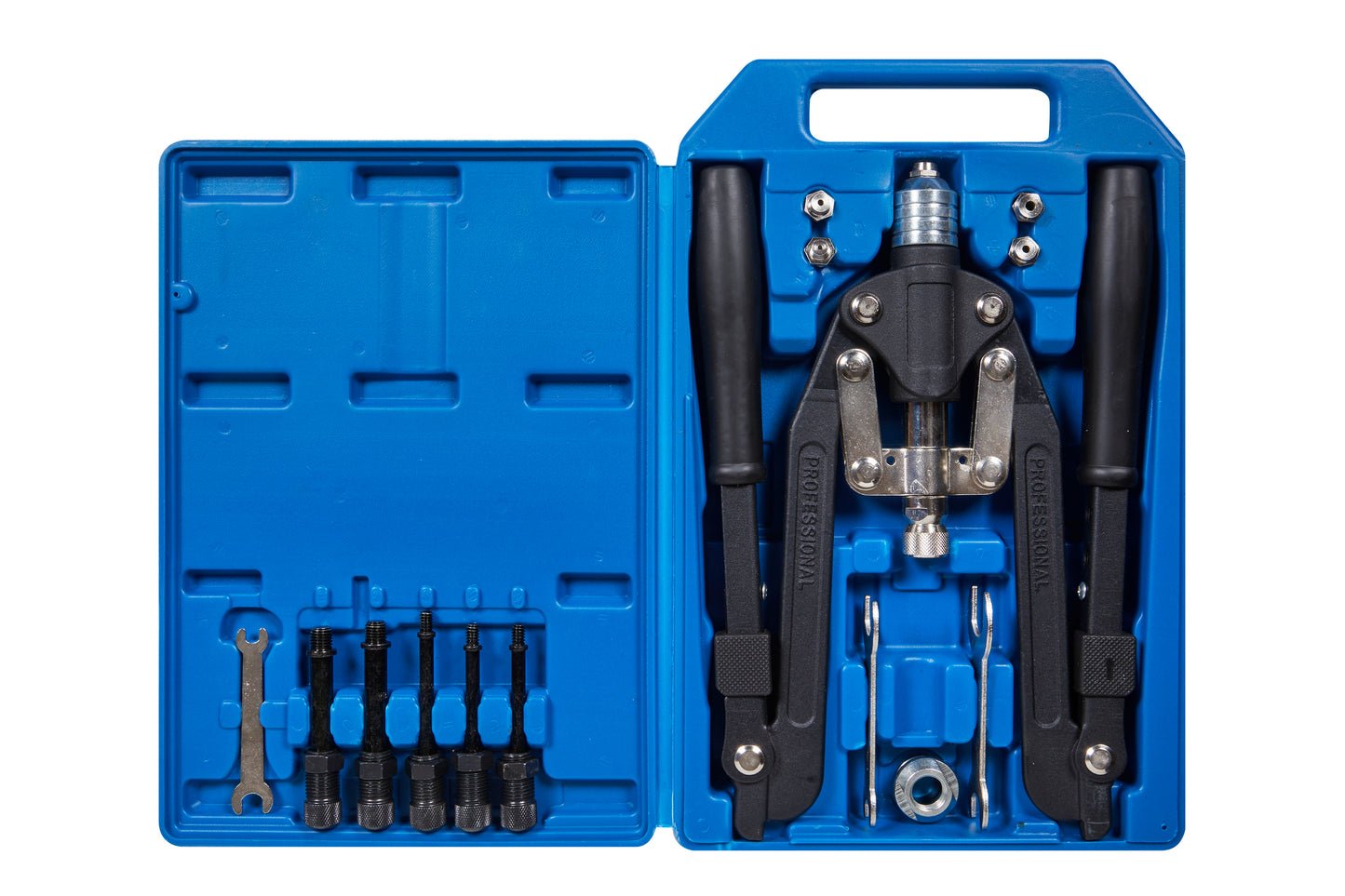 BlueSpot Long Arm Rivet (3.2-6.4) and Nut Riveter (M4-M10) Set 09108
