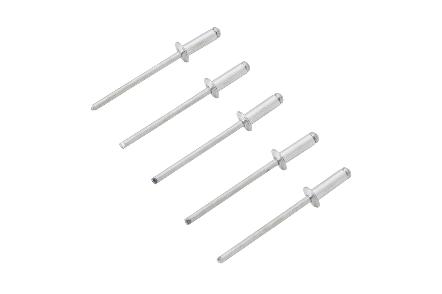 BlueSpot 100 PCE 3.2mm X 10mm Aluminium Rivets 09114