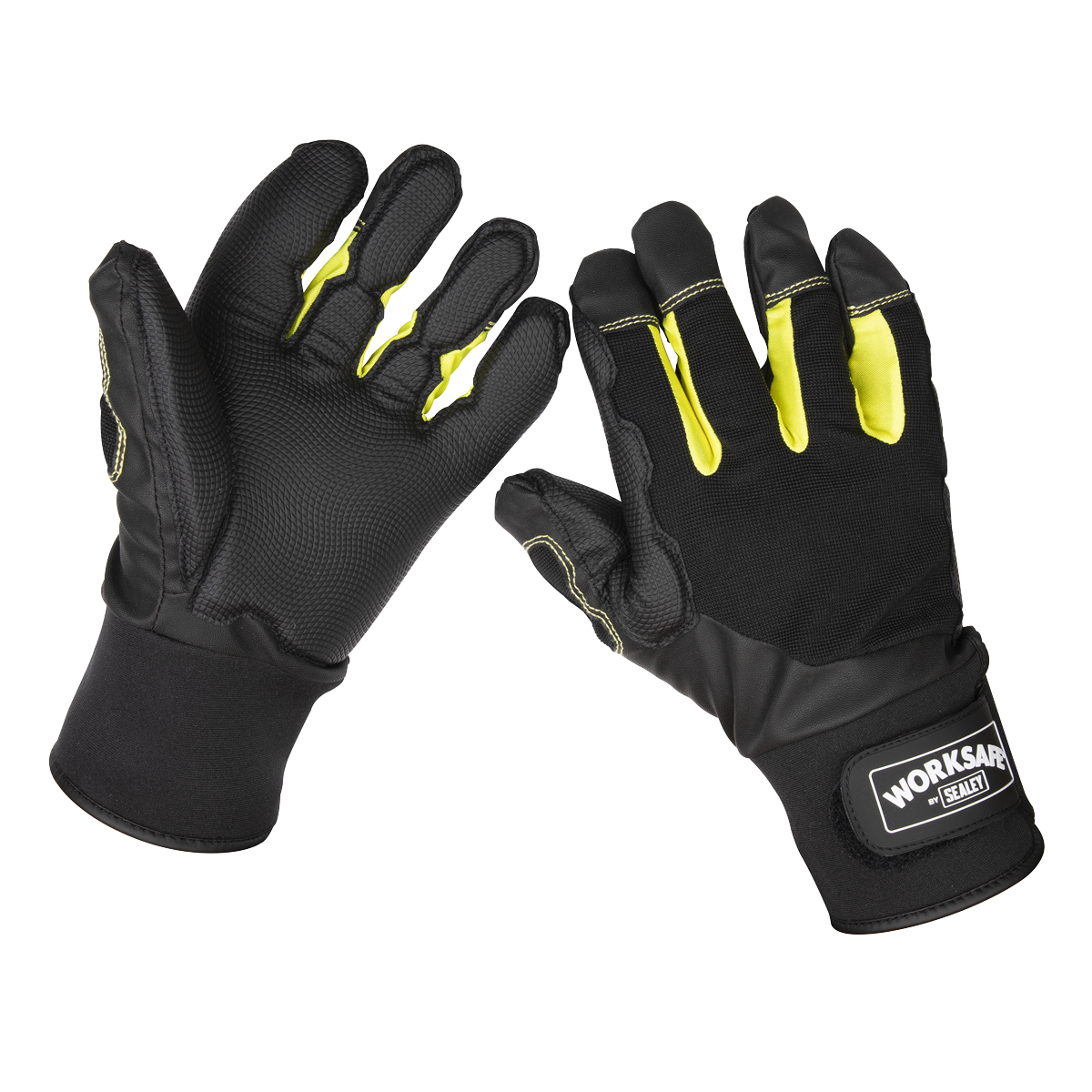 Sealey Anti-Vibration Gloves Large - Pair 9142L