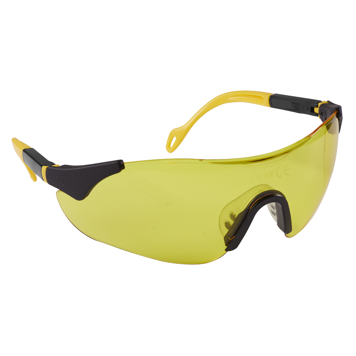 Sealey Sports Style High-Vision Safety Glasses with Adjustable Arms 9212