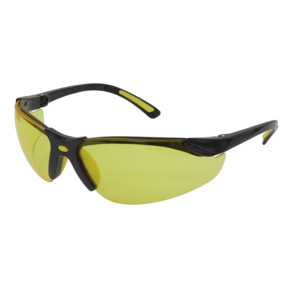 Sealey Zante Style Amber Lens Safety Glasses with Flexi Arms 9215