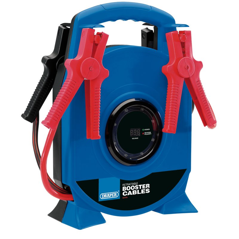 Draper Retractable Booster Cables, 3.5m x 29mm² DRA-92700