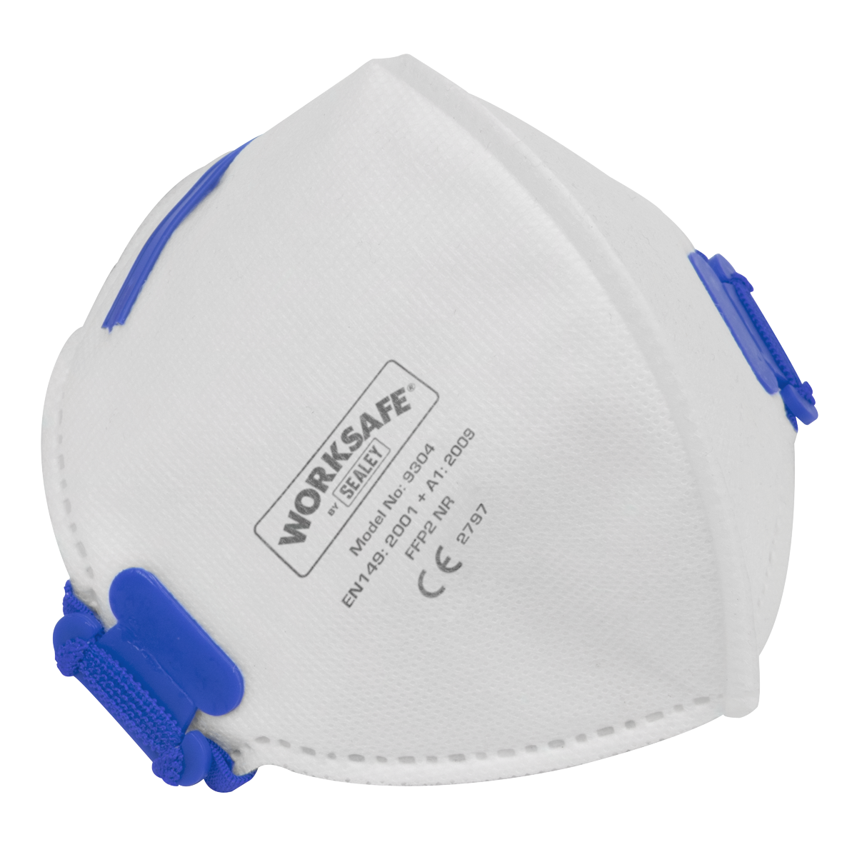 Sealey FFP2 Fold Flat Mask - Pack of 3 9304/3