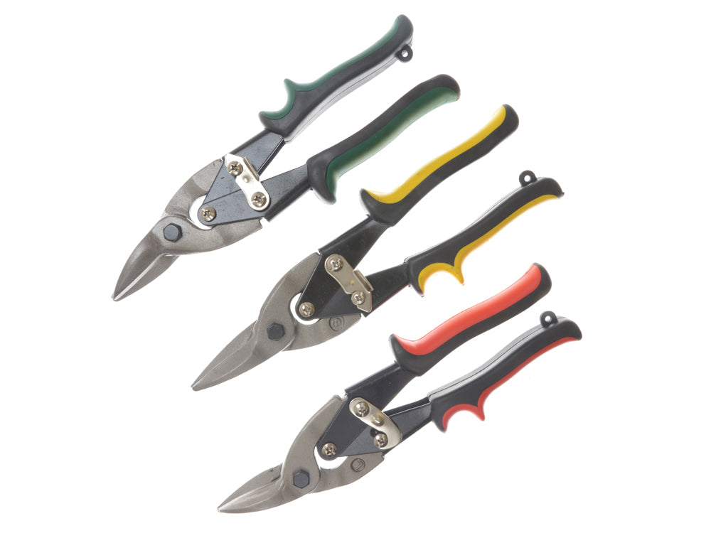 BlueSpot 3 PCE 250mm (10") Aviation Cutting Snips Set 09305