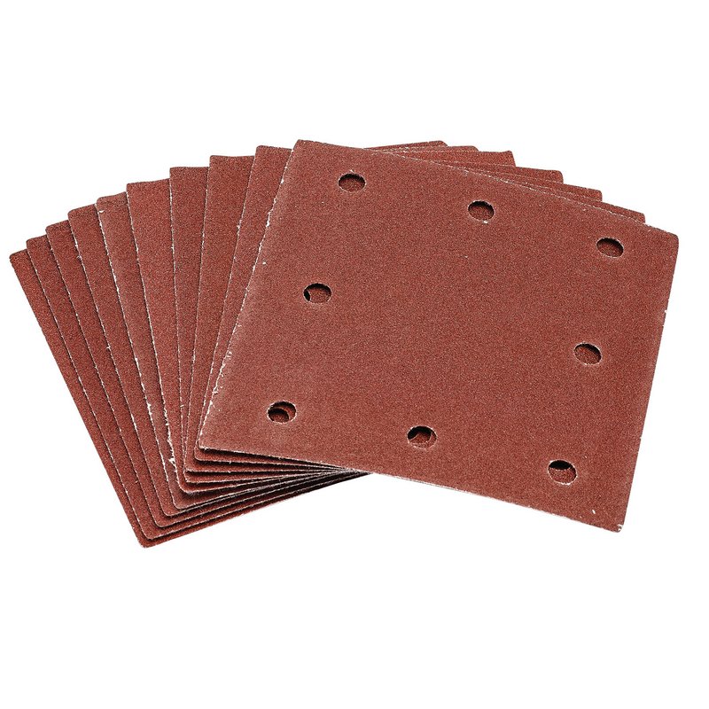 Draper 1/4 Sanding Sheets, 105 x 115mm, 100 Grit DRA-93518