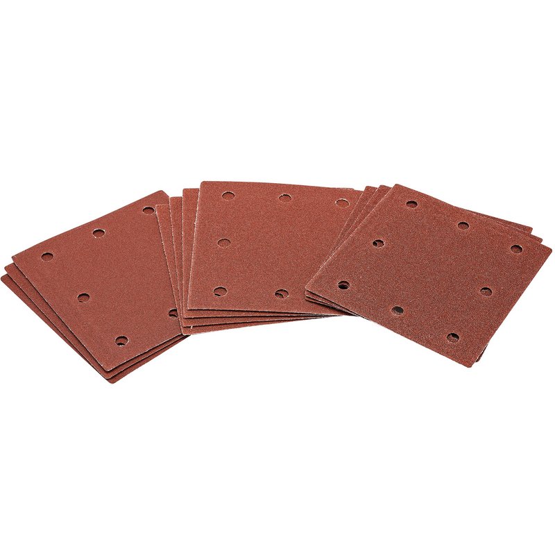 Draper Assorted 1/4 Sanding Sheets, 105 x 115mm (Pack of 10) DRA-93520
