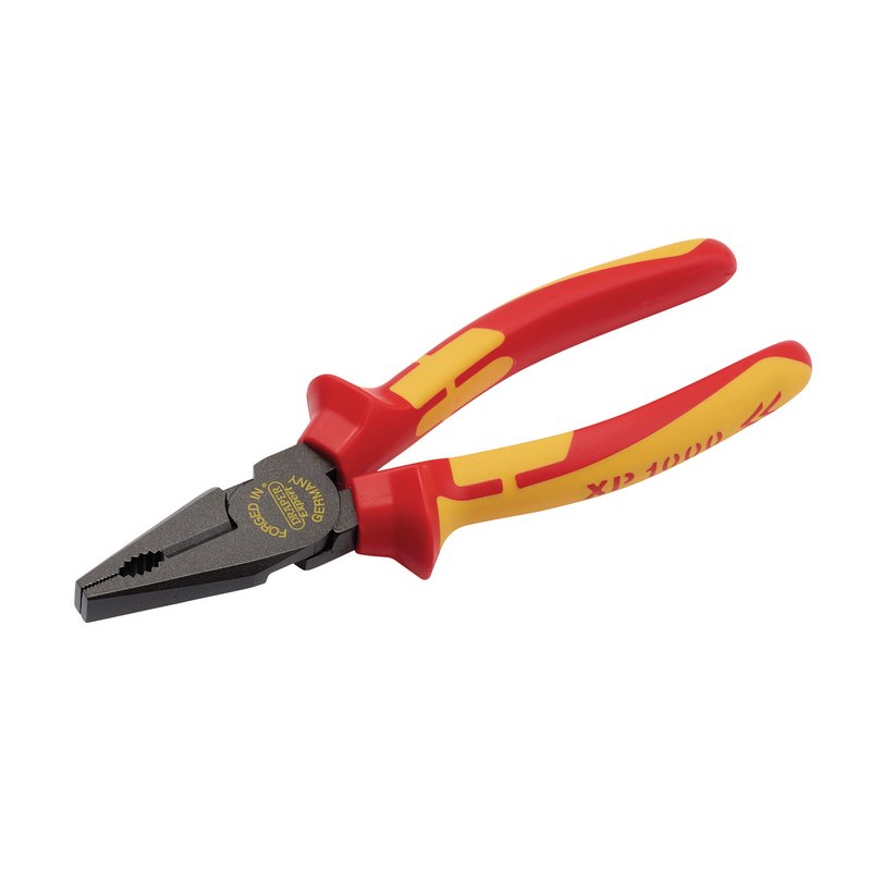 Draper XP1000 VDE Hi-Leverage Combi Pliers, 180mm DRA-94635