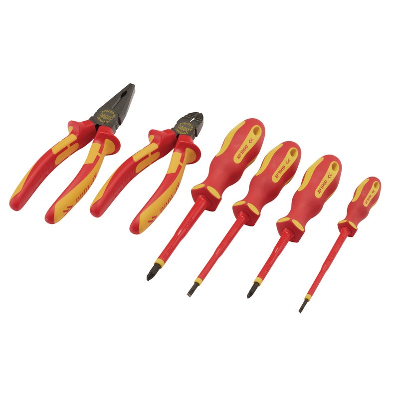 Draper XP1000 VDE Screwdriver and Pliers Set (6 Piece) DRA-94848