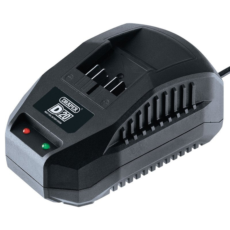 Draper D20 20V Li-ion Battery Charger, 2.4A DRA-97914