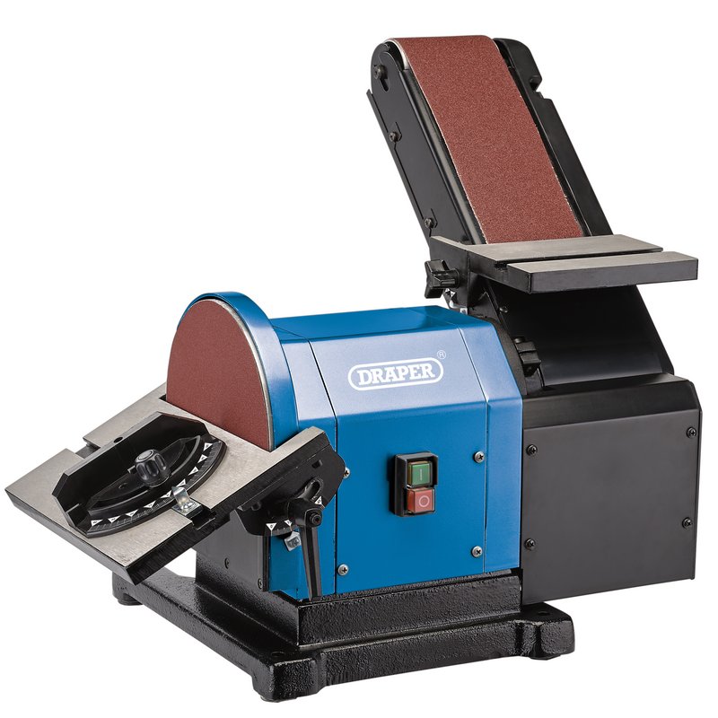 Draper 230V Belt, 100mm and Disc Sander, 200mm, 500W DRA-98525