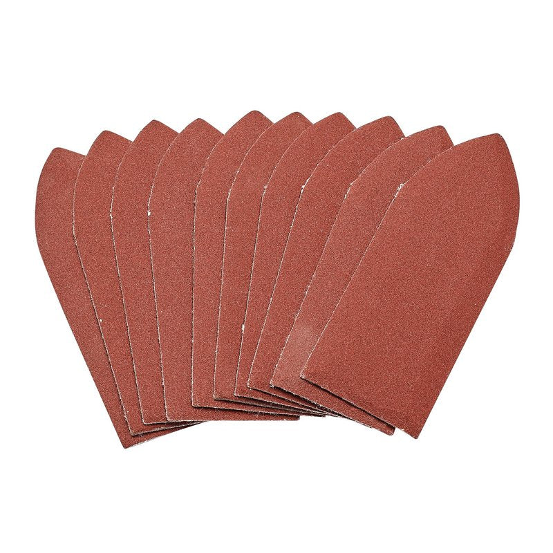 Draper Hook and Loop Aluminium Oxide Sanding Sheets, 32 x 92mm, 240 Grit (Pack of 10) DRA-99263