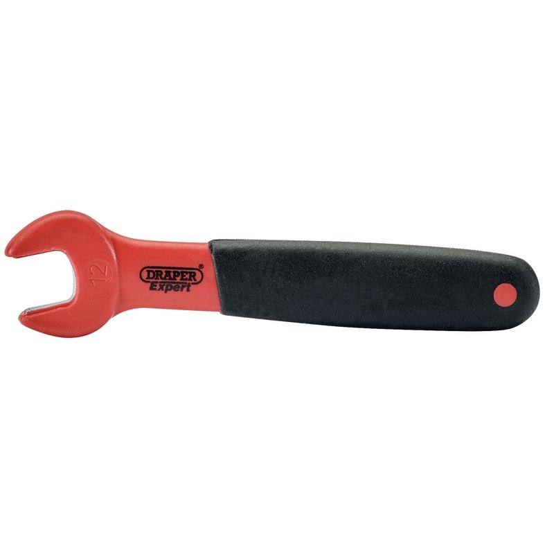 Draper VDE Approved Fully Insulated Open End Spanner, 12mm DRA-99470