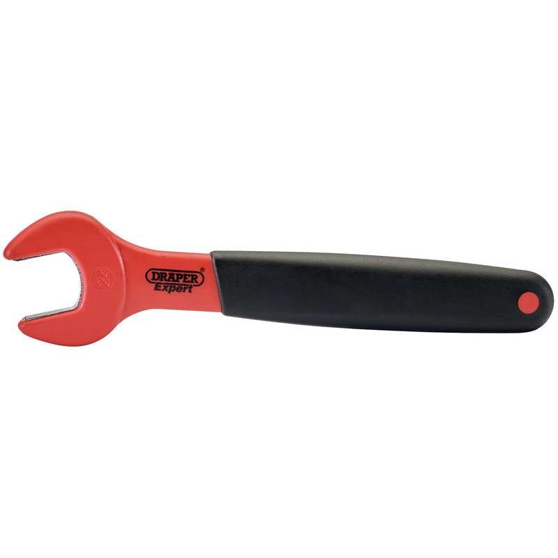 Draper VDE Approved Fully Insulated Open End Spanner, 24mm DRA-99482
