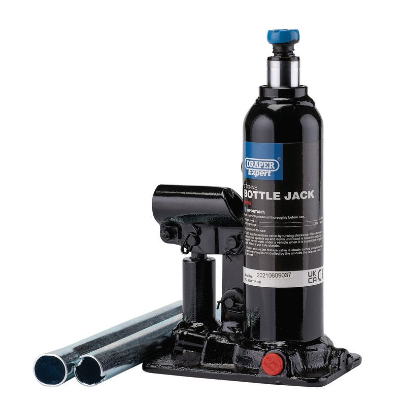 Draper Expert Hydraulic Bottle Jack, 2 Tonne DRA-99766