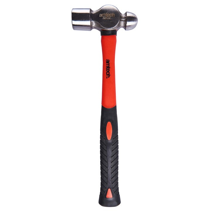 Amtech 32oz (1kg) Ball pein hammer with fibreglass shaft A0690