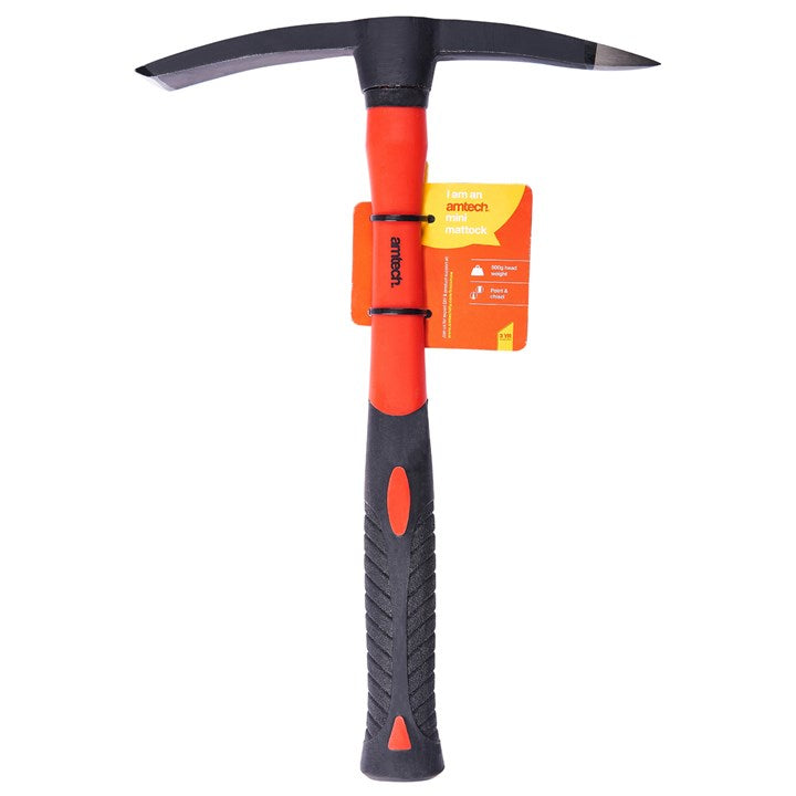Amtech Mini mattock with fibreglass handle A2305