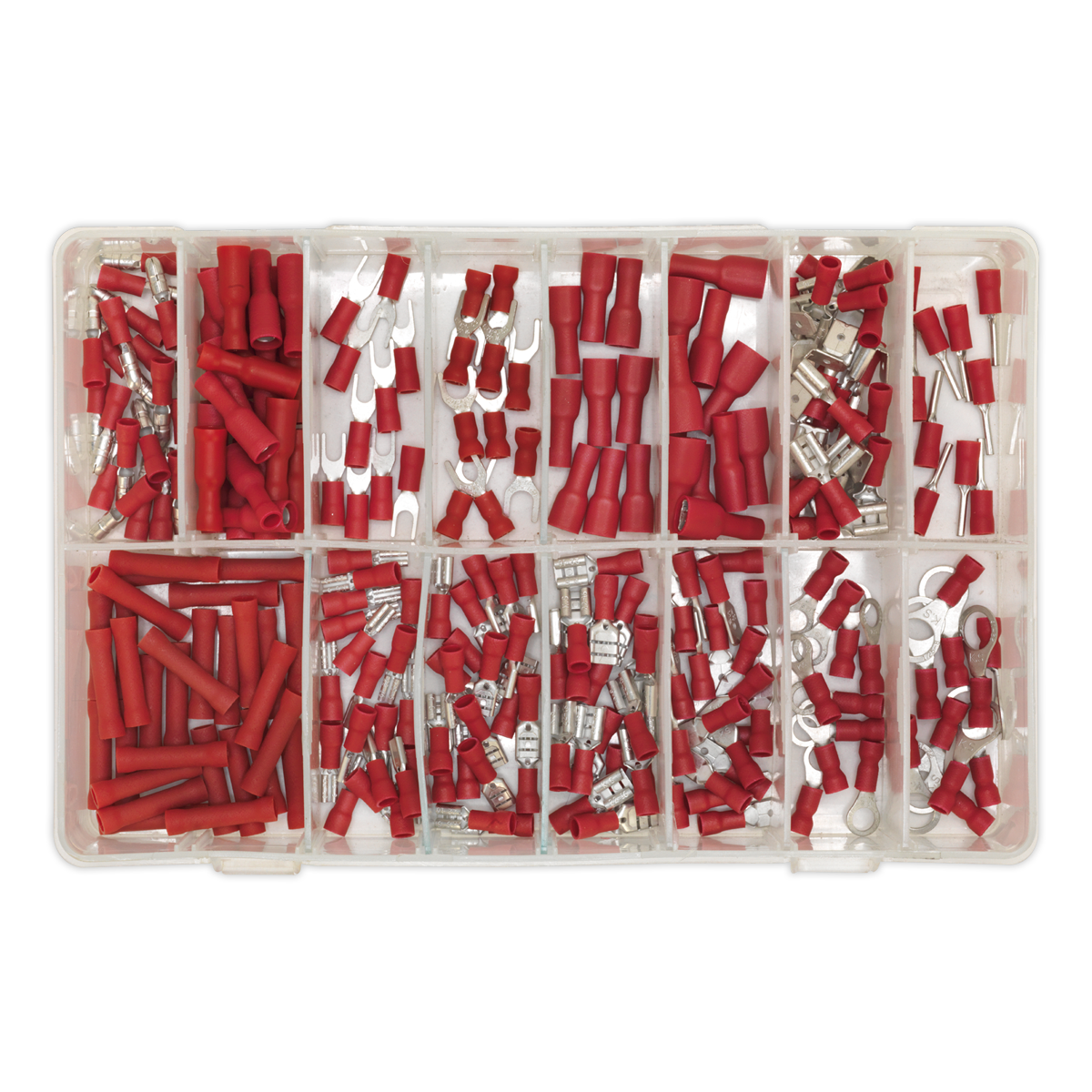 Sealey 260pc Red Crimp Terminal Assortment AB039RT