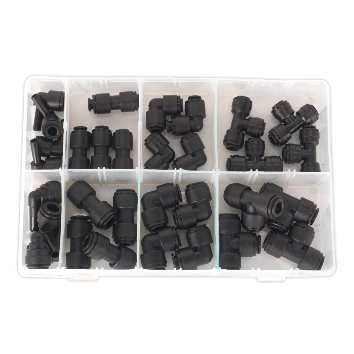 Sealey 32pc Speedfit® Pneumatic Coupling Assortment - Ø6 & Ø8mm Metric AB069JG