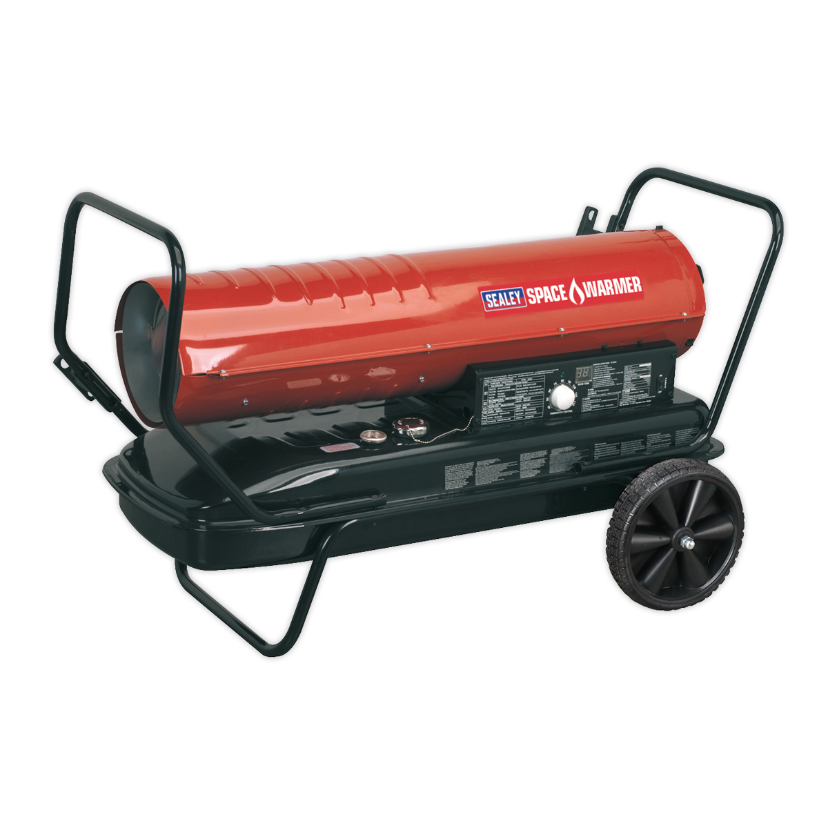 Sealey 175,000Btu/hr Space Warmer® Paraffin/Kerosene/Diesel Heater with Wheels AB1758