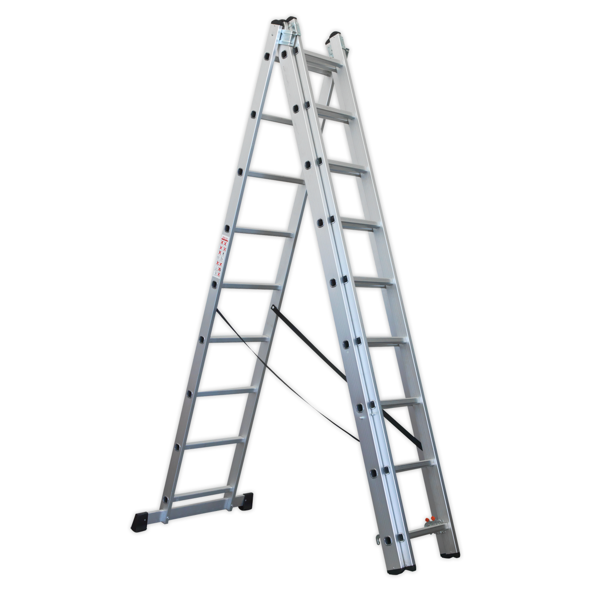 Sealey Aluminium Extension Combination Ladder 3x9 EN 131 ACL3