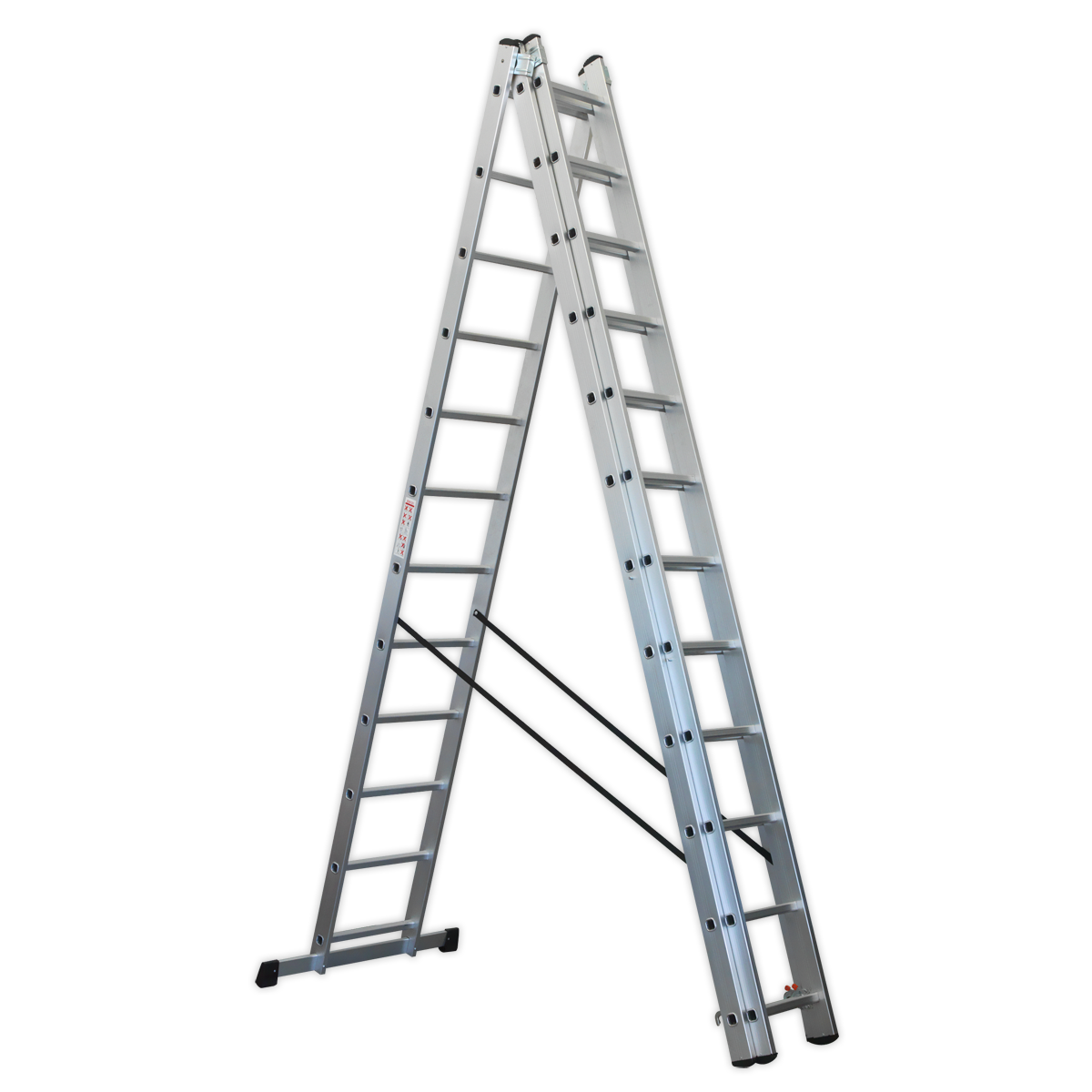 Sealey Aluminium Extension Combination Ladder 3x12 EN 131 ACL312