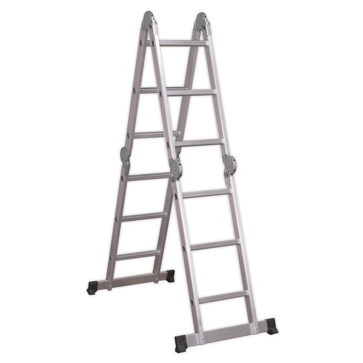 Sealey 4-Way Trade Aluminium Folding Platform Ladder EN 131 AFPL1