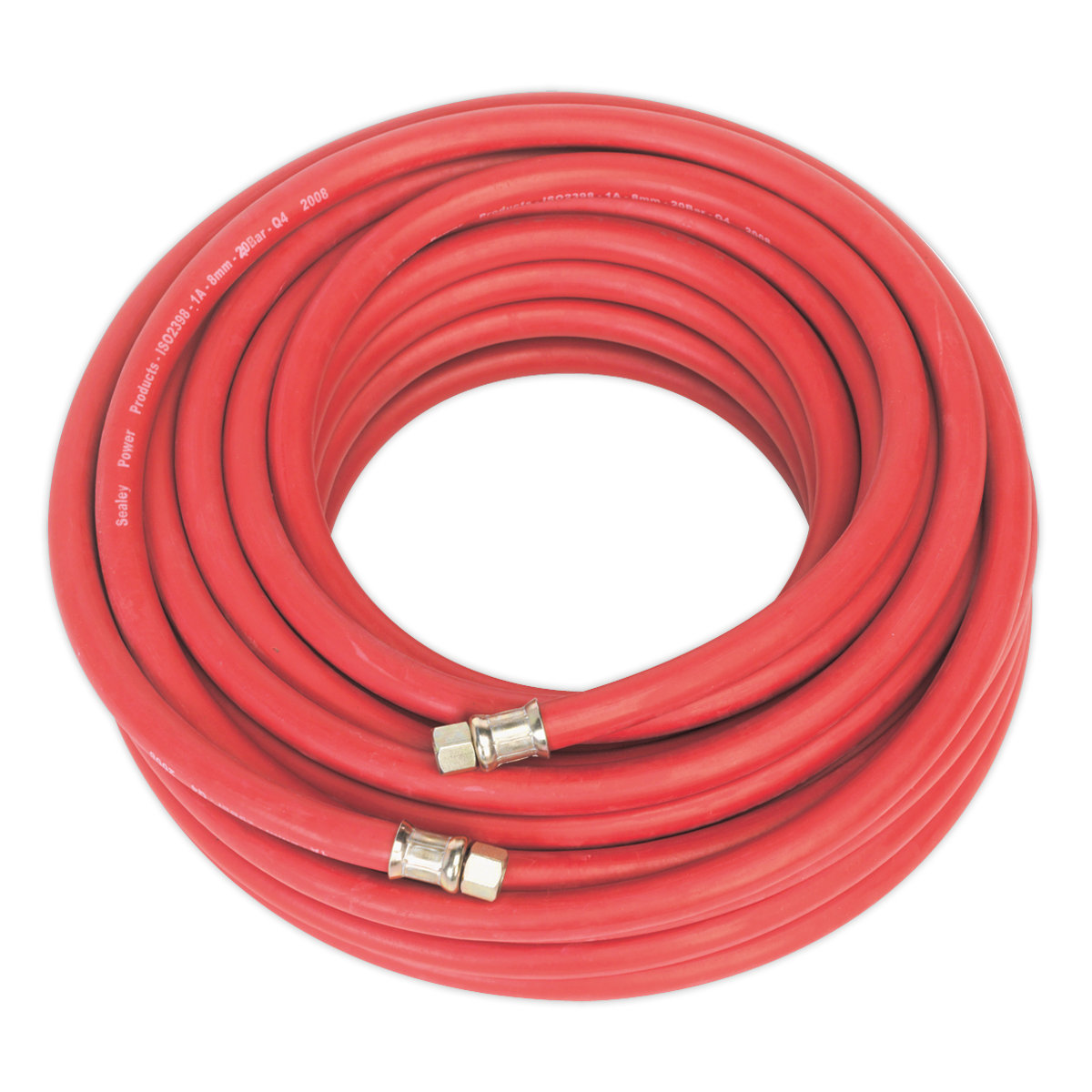 Sealey 20m x Ø8mm Air Hose with 1/4"BSP Unions AHC20