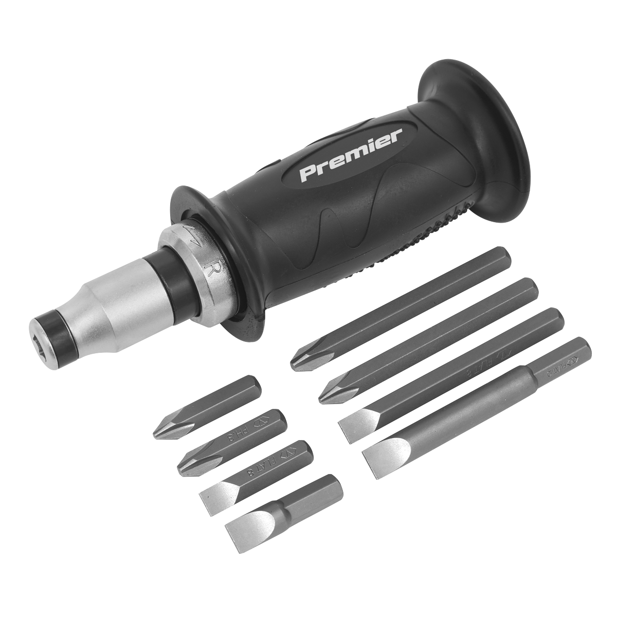 Sealey 10pc Impact Driver Set with Protection Grip AK2082