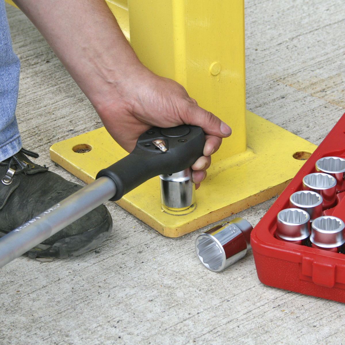 Sealey 22pc 3/4"Sq Drive 12-point WallDrive® Socket Set AK2598
