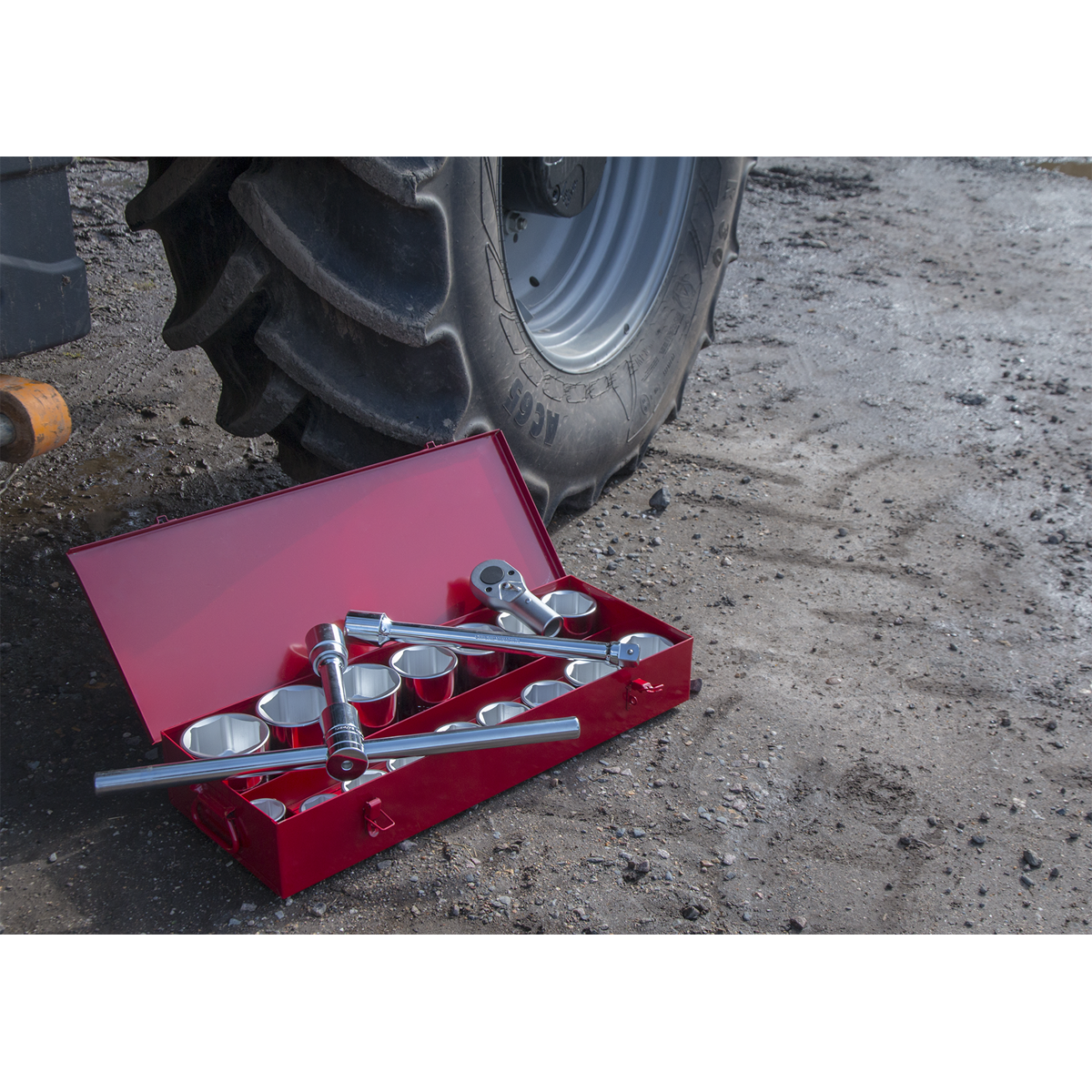 Sealey 22pc 1"Sq Drive Socket Set AK261