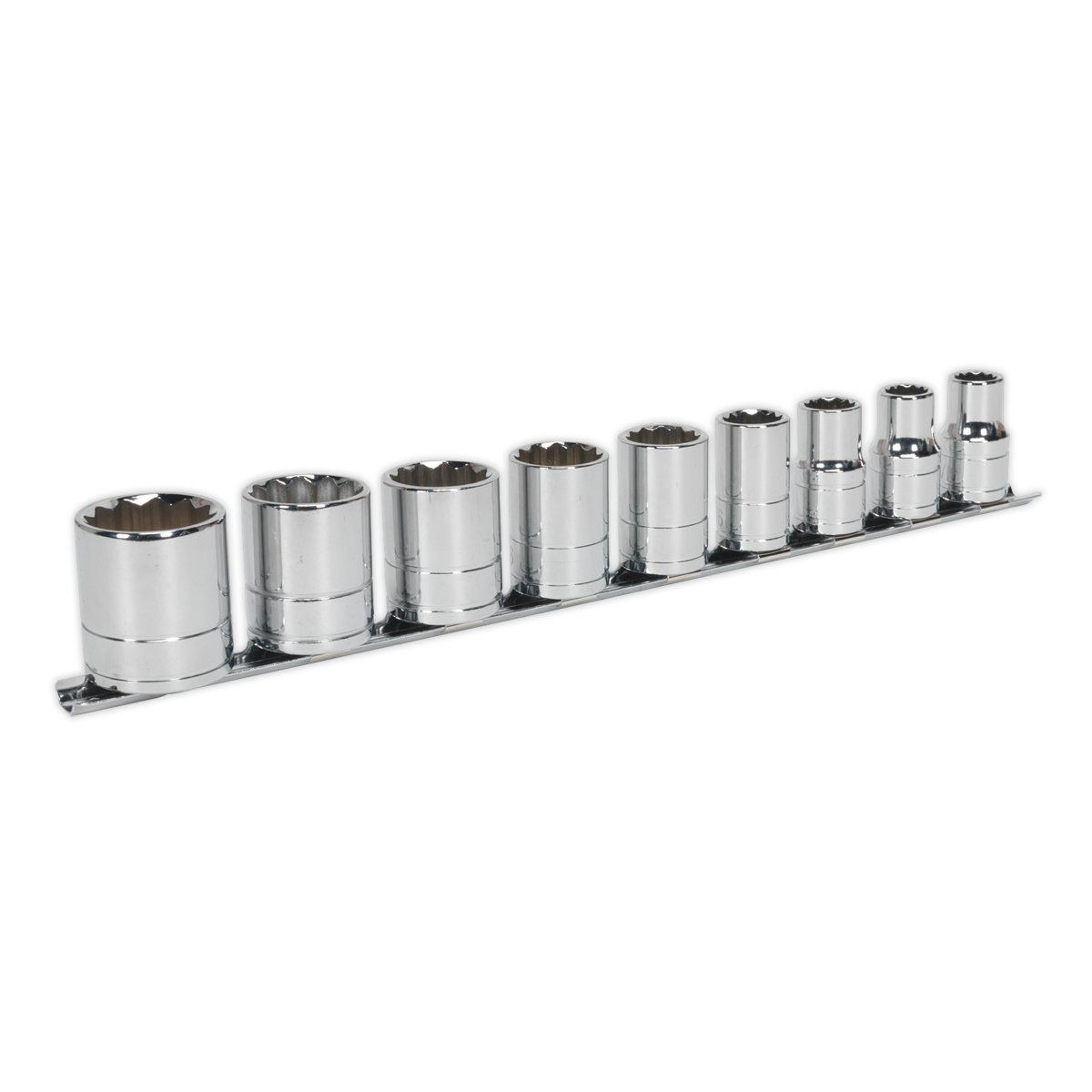 Sealey 9pc 1/2"Sq Drive Whitworth Socket Set AK2677