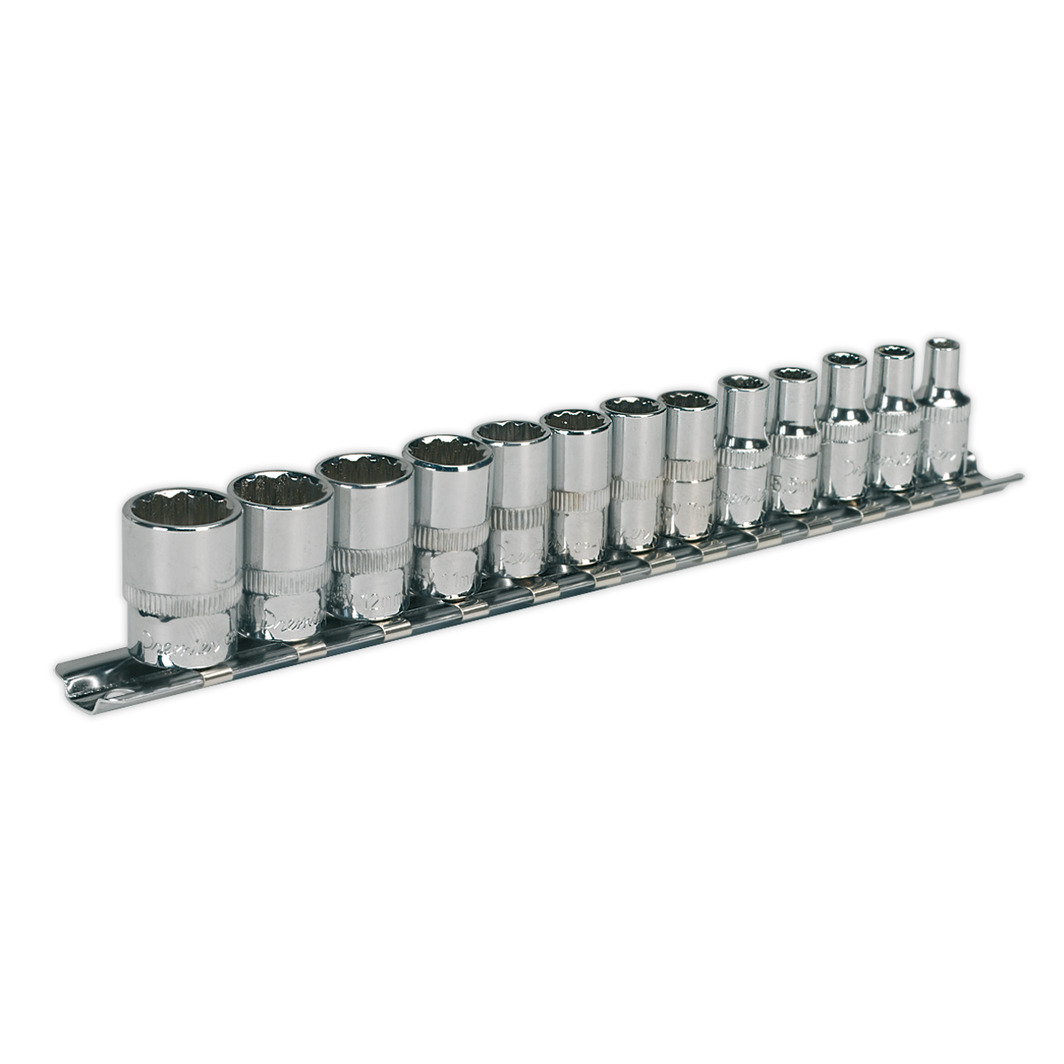 Sealey 13pc 1/4"Sq Drive 12pt WallDrive® Socket Set AK2680