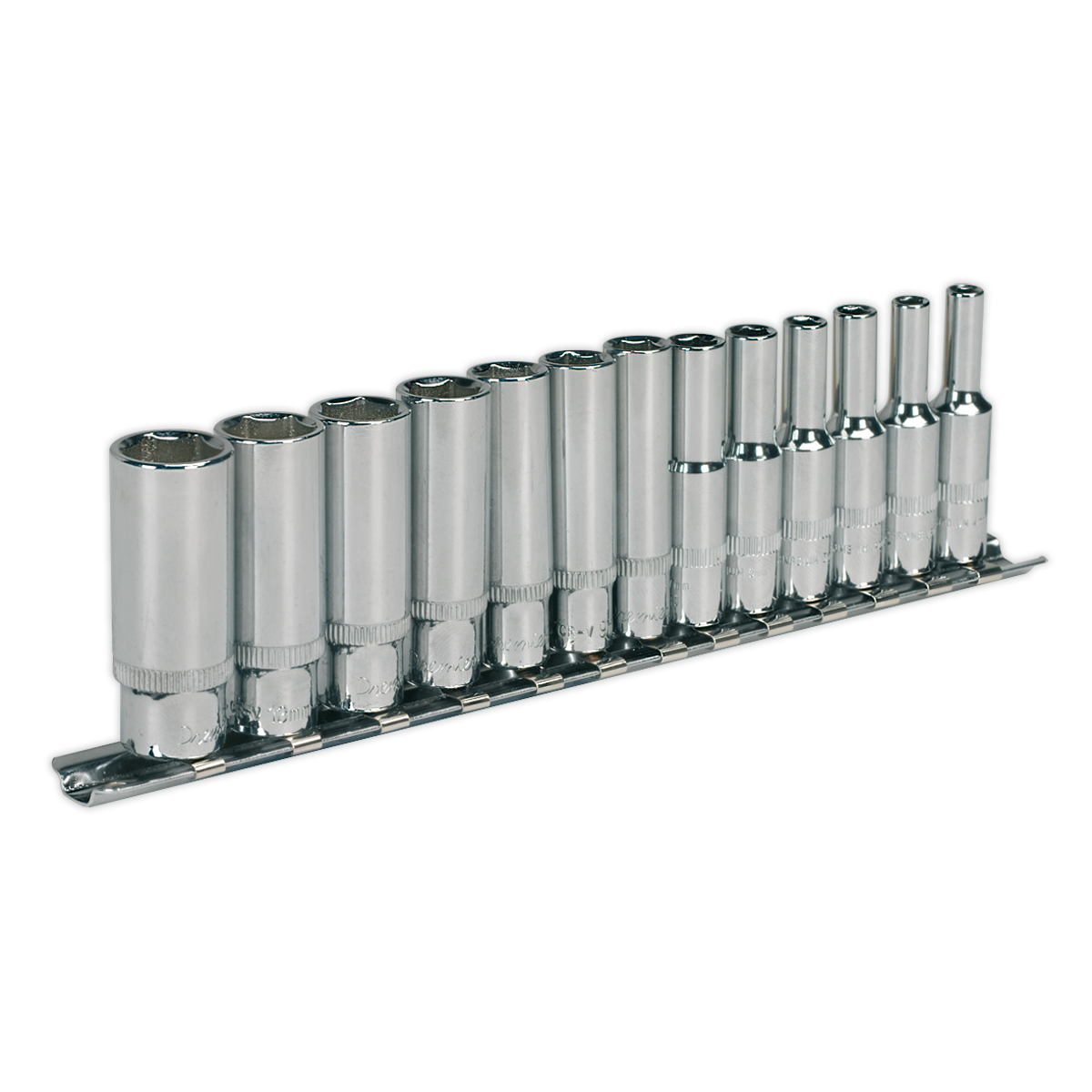 Sealey 13pc 1/4"Sq Drive Deep WallDrive® Socket Set AK2692