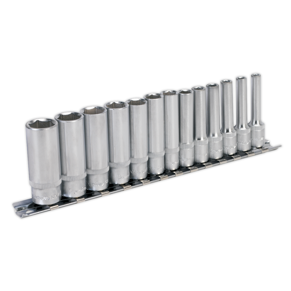 Sealey 13pc 1/4"Sq Drive WallDrive® Deep Socket Set AK2706