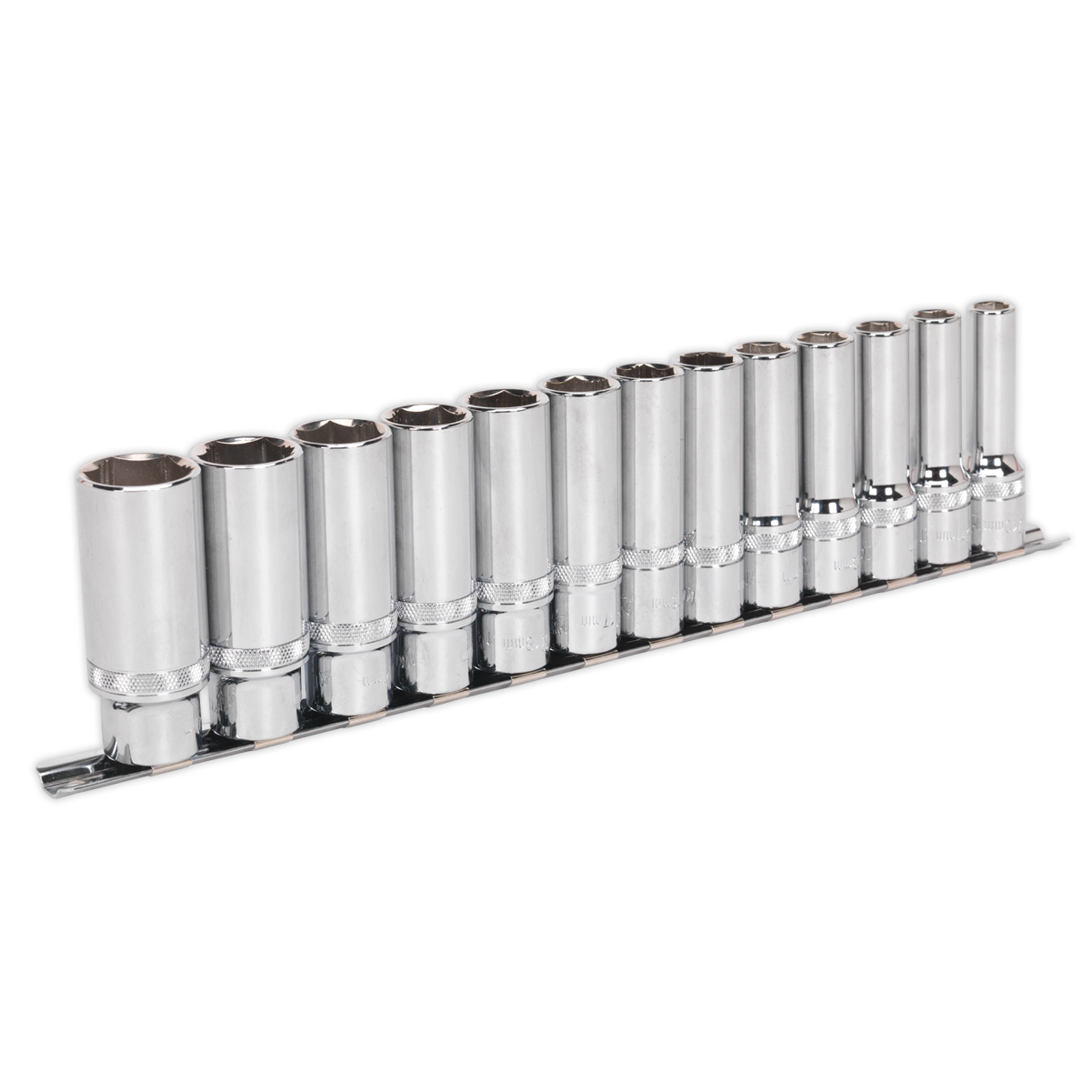 Sealey 13pc 1/2"Sq Drive Deep Lock-On™ Socket Set AK2745