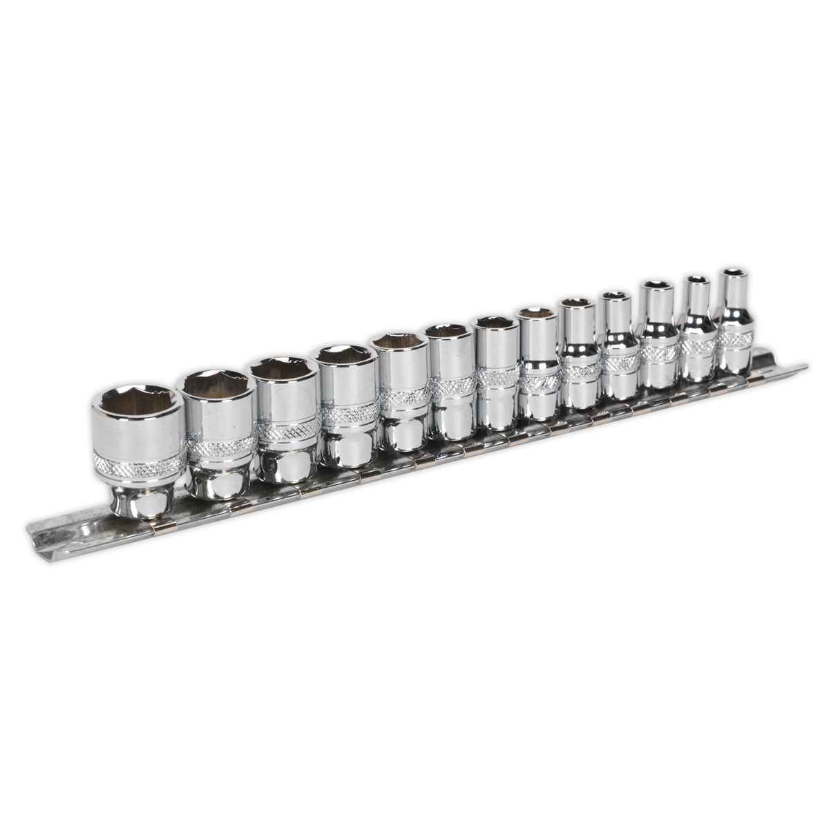 Sealey 13pc 1/4"Sq Drive Lock-On™ Socket Set AK2746