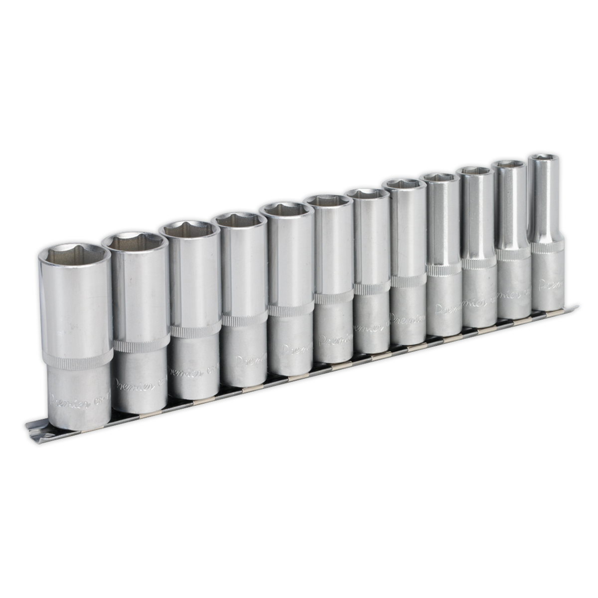 Sealey 12pc 1/2"Sq Drive WallDrive® Deep Socket Set AK2871