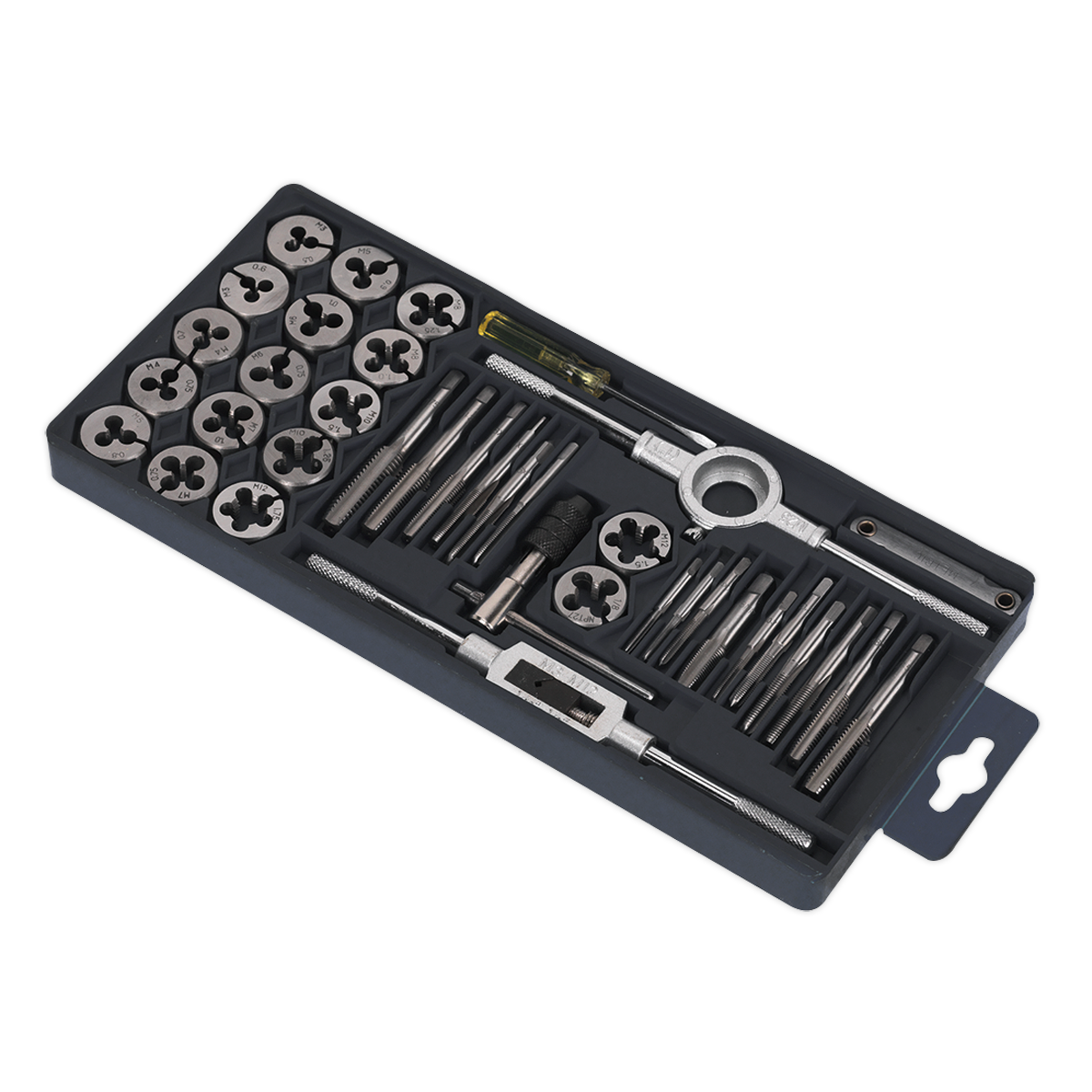 Sealey 40pc Tap & Die Set Split Dies - Metric AK301